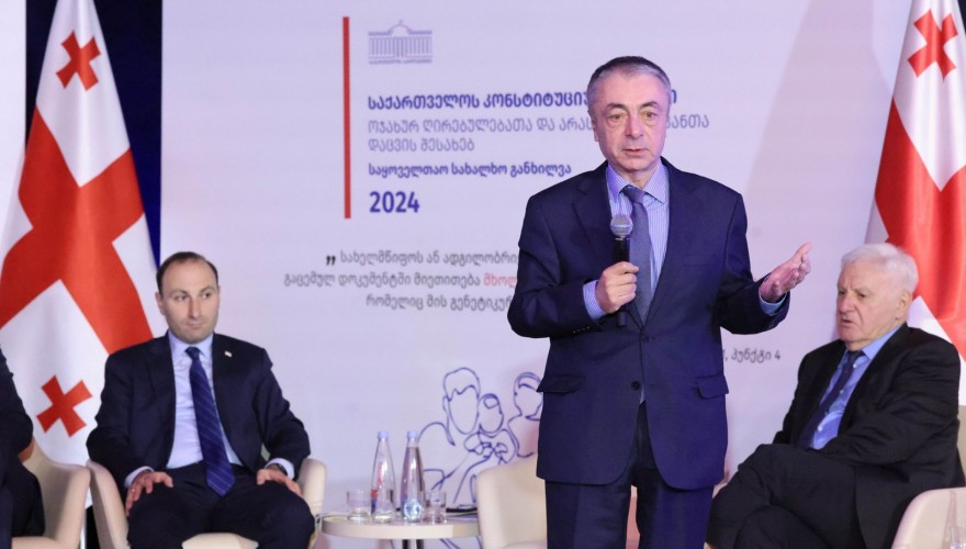 Tengiz Sharmanashvili: The enactment of this legislation is a significant national endeavor