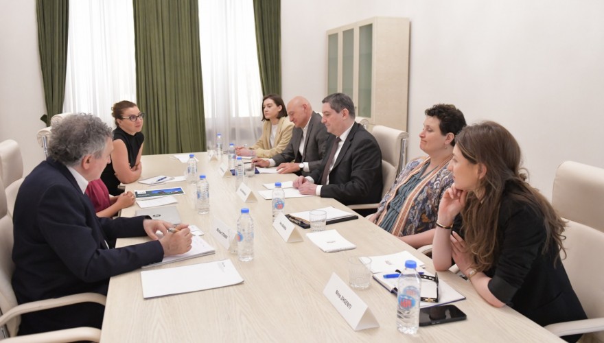 Meeting of Gela Samkharauli with IFAD Director