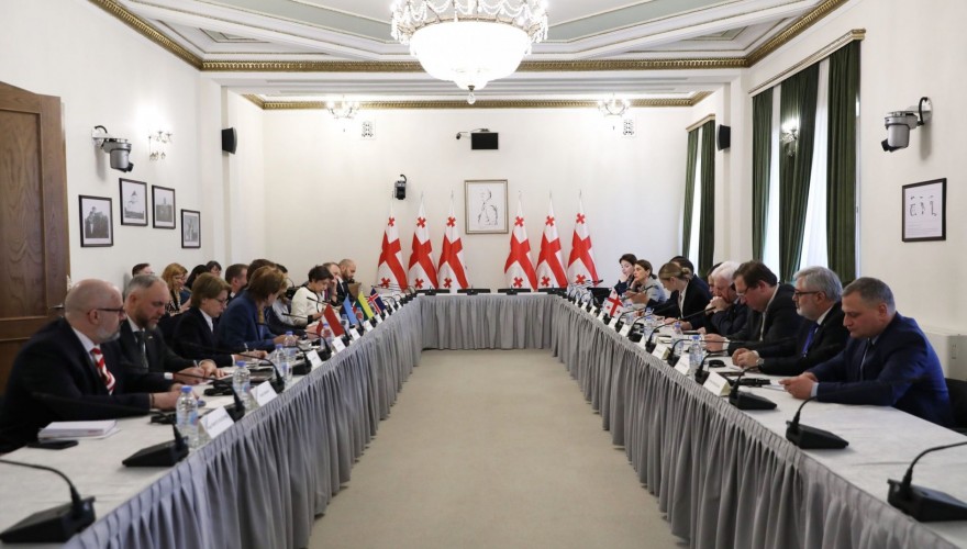 Meeting of the Opposition MPs with the Foreign Affairs Ministers of Iceland, Latvia, Lithuania and Estonia
