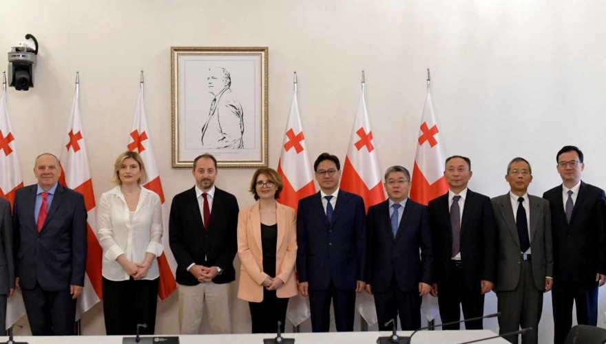 კულტურის კომიტეტის თავმჯდომარე ელისო ბოლქვაძე და კომიტეტის წევრები ჩინეთის სახალხო რესპუბლიკის სამთავრობო დელეგაციის წევრებს შეხვდნენ