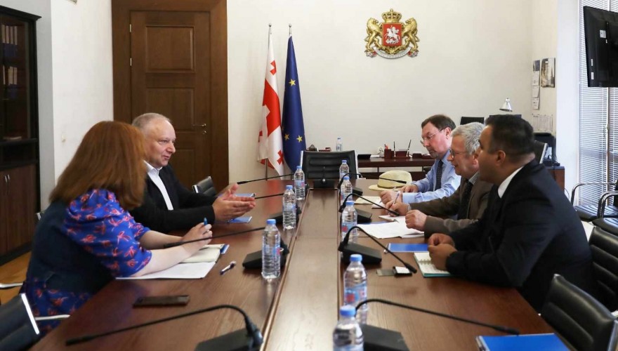 Meeting of Paata Kvizhinadze with the EU4 Sustainable Governance and Resilience Assessment mission representatives