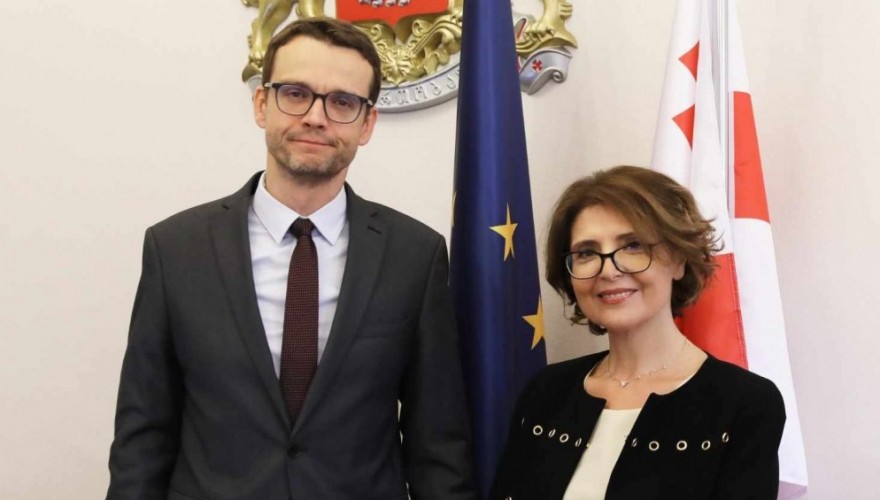 ელისო ბოლქვაძე სლოვაკეთის ელჩს შეხვდა