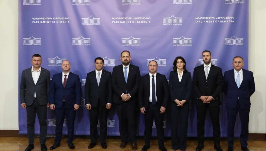 არჩილ თალაკვაძე, კოლეგებთან ერთად, მონტენეგროს პარლამენტის დელეგაციას შეხვდა