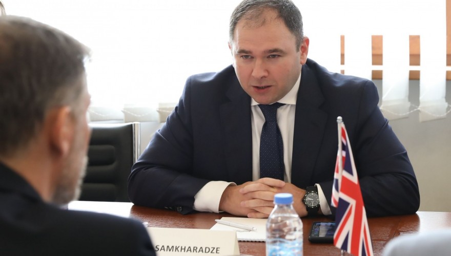 Meeting of Nikoloz Samkharadze with the representative of the UK Foreign, Commonwealth & Development Office