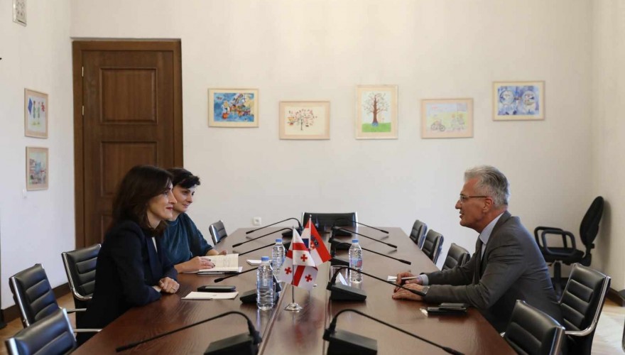 მაკა ბოჭორიშვილი საქართველოში ხორვატიის საგანგებო და სრულუფლებიან ელჩს შეხვდა