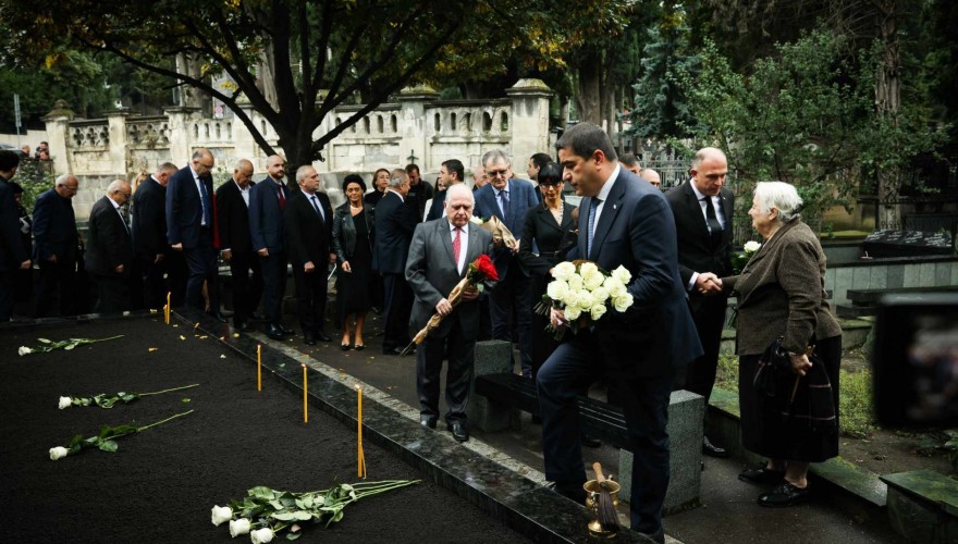 Shalva Papuashvili paid tribute to the National Hero of Georgia, Zhiuli Shartava