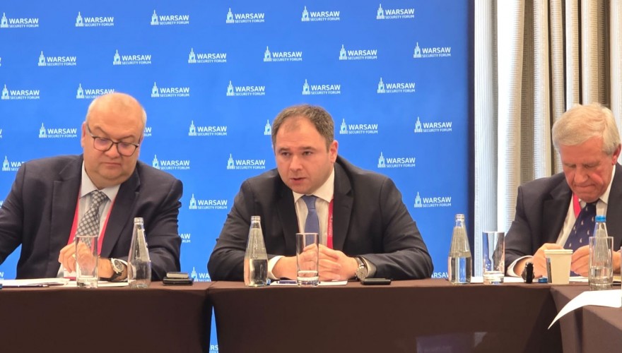 Nikoloz Samkharadze Delivering Speech at Warsaw Security Forum