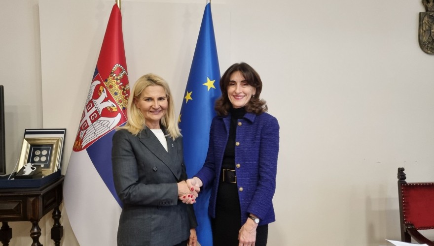 მაკა ბოჭორიშვილი სერბეთის ევროპასთან ინტეგრაციის მინისტრს შეხვდა