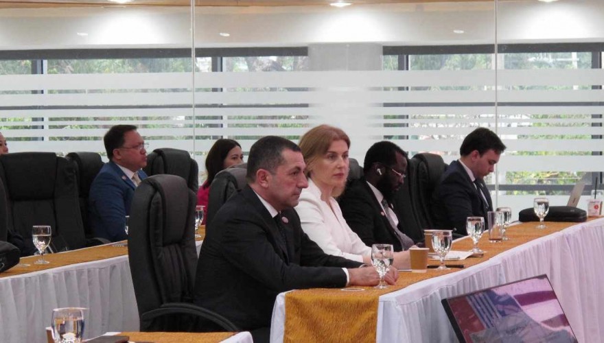 Chair of Defense and Security Committee, Aleksandre Tabatadze Attending Parliamentary Intelligence and Security Forum