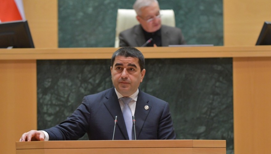 Parliament Endorsing Draft Rules of Procedure in III Reading Drafted by Shalva Papuashvili