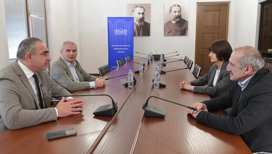 ირაკლი ქადაგიშვილი და ვლადიმერ ბოჟაძე ადგილობრივ თვითმმართველობათა ეროვნული ასოციაციის დირექტორს შეხვდნენ