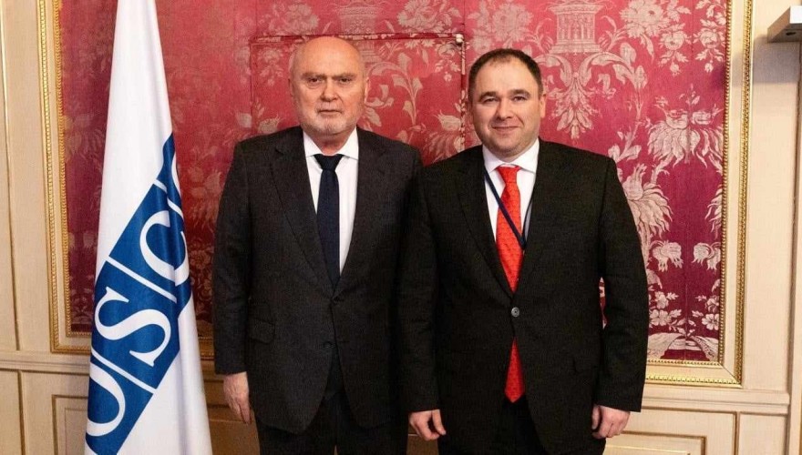 ნიკოლოზ სამხარაძე ეუთო-ს გენერალურ მდივანს შეხვდა