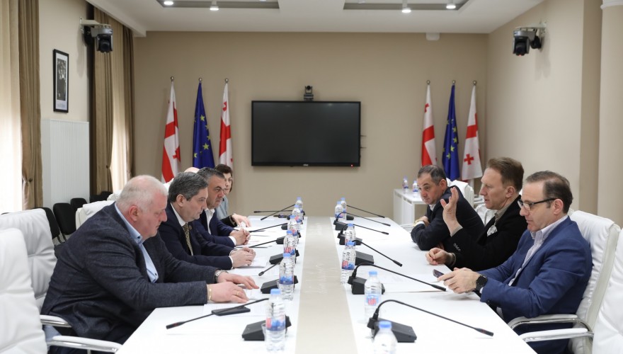 Meeting of Gela Samkharauli with the representatives of the Business Association of Georgia