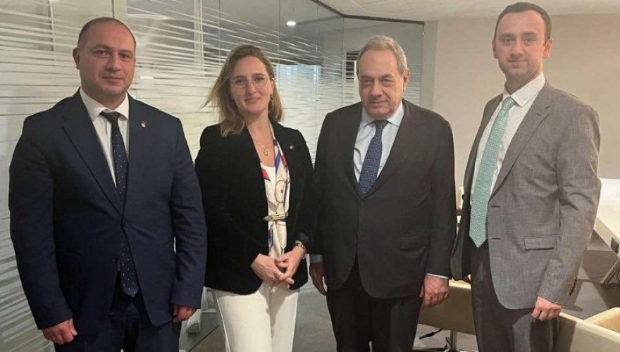 Georgian Parliamentary Delegation Meets with Italian Parliamentary Delegation