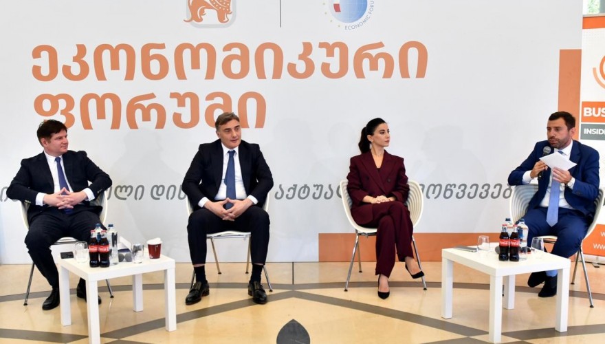 Shota Berekashvili Addresses Participants of the Economic Forum