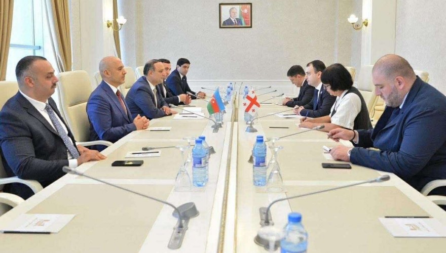 Meeting of Giorgi Chakvetadze with the Chair of the Youth and Sports Committee of the Milli Majlis of Azerbaijan