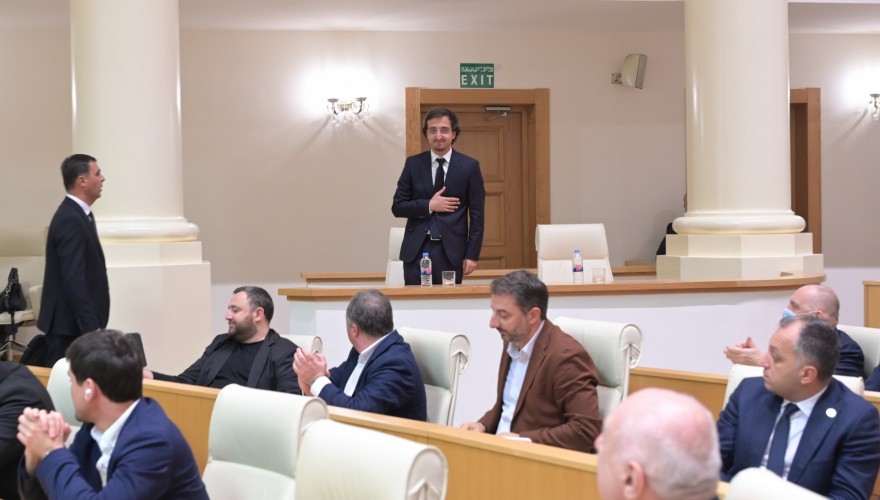 The Parliament approved the election of Tornike Pagava as a Member of Parliament