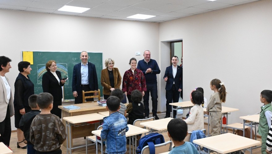 The Education, Science and Youth Affairs Committee members visited the educational institutions in Samtskhe-Javakheti