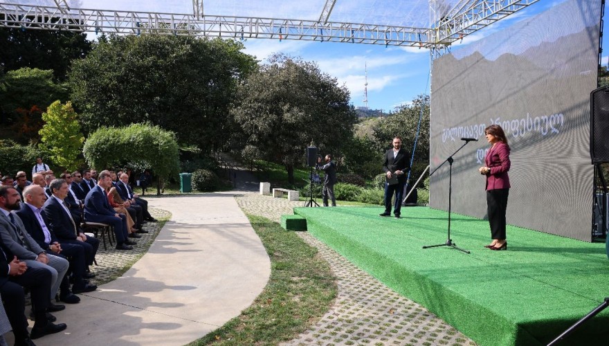 Maia Bitadze participated in the Foresters Day ceremony