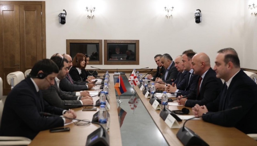 Irakli Zarkua met with the delegation of the National Assembly of Armenia