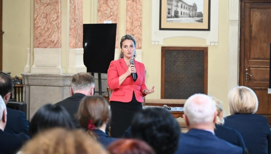 Mariam Lashkhi attended the presentation of the project “Me, Family, State”