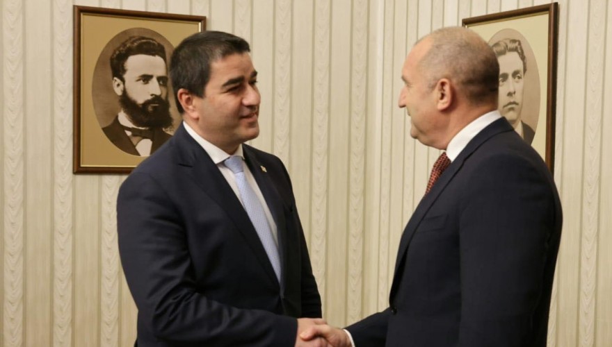 Shalva Papuashvili met with the President of Bulgaria