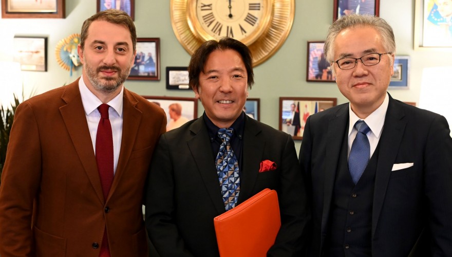 Irakli Mezurnishvili met with the Ambassador of Japan 