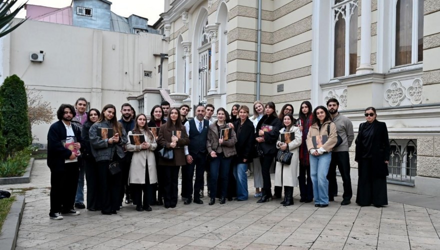 The participants of the internship program visited the Art Palace at the initiative of Nino Tsilosani
