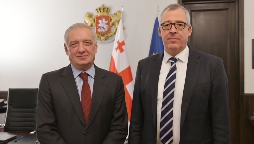 Giorgi Volski met with the Special Representative of the OSCE Chairperson-in-Office for the South Caucasus, Christoph Späti