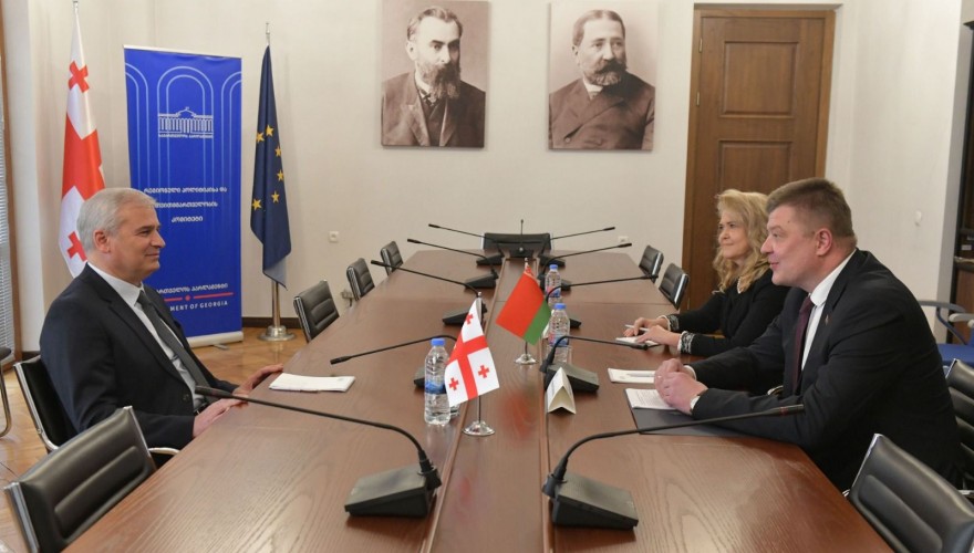 ირაკლი ქადაგიშვილი ბელარუსის რესპუბლიკის ელჩს შეხვდა