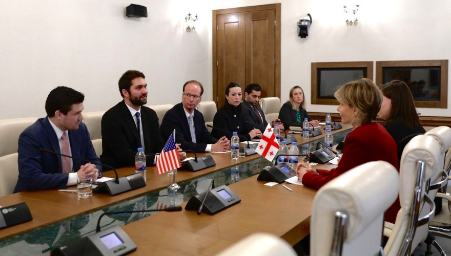 Nino Tsilosani Met with a Delegation of Staff Members of the U.S. House of Representatives