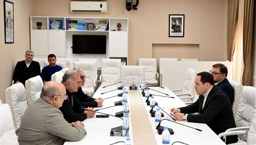 Giorgi Gabunia Met with the Leadership of the Choreographers’ Union