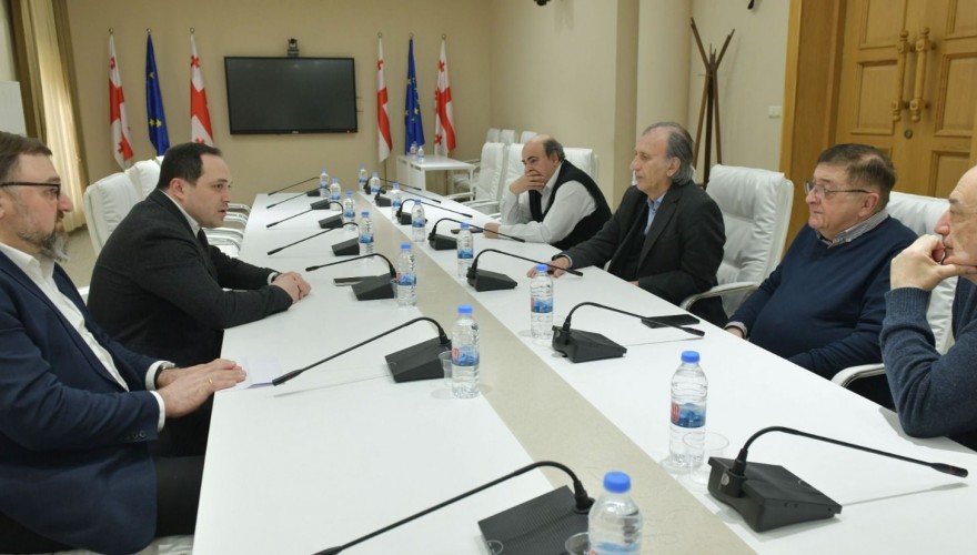Giorgi Gabunia Met with the Leadership of the Composers’ Union