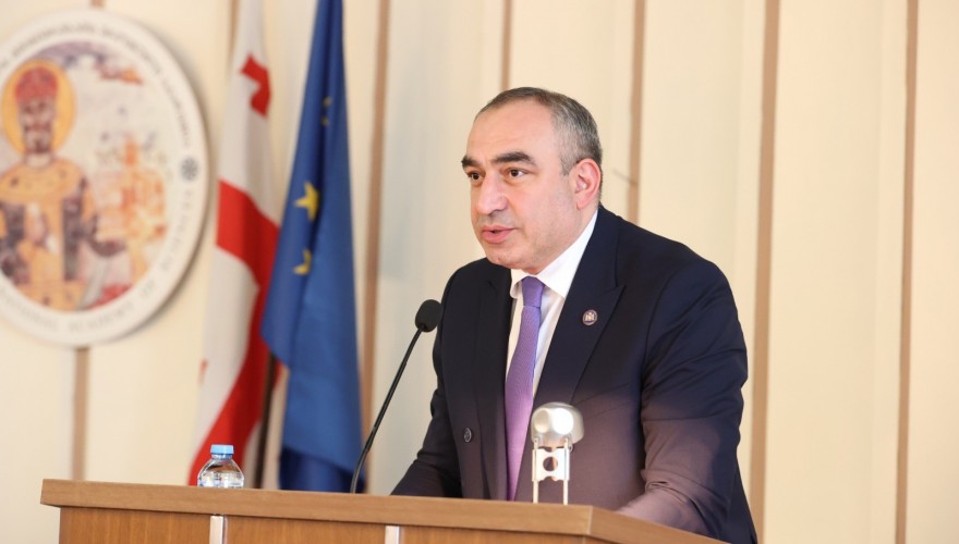 ვლადიმერ ბოჟაძე მეცნიერ ქალთა და გოგონათა საერთაშორისო დღისადმი მიძღვნილ ღონისძიებაზე სიტყვით გამოვიდა