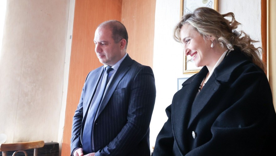Mariam Lashkhi Visited Prominent Georgian Scientist Elene Abashidze