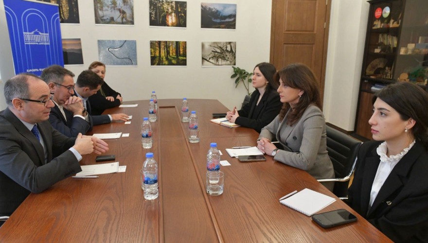 მაია ბითაძე წყლის მართვის ესპანური კომპანიის, Aqualia-ს ხელმძღვანელებს შეხვდა