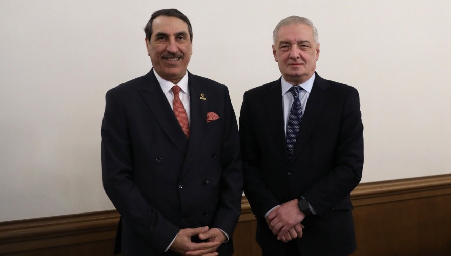 Giorgi Volski met with the Ambassador of Qatar
