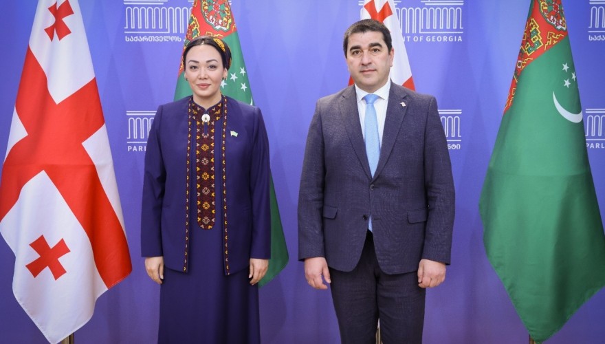 Shalva Papuashvili Met with the Speaker of the Mejlis of Turkmenistan