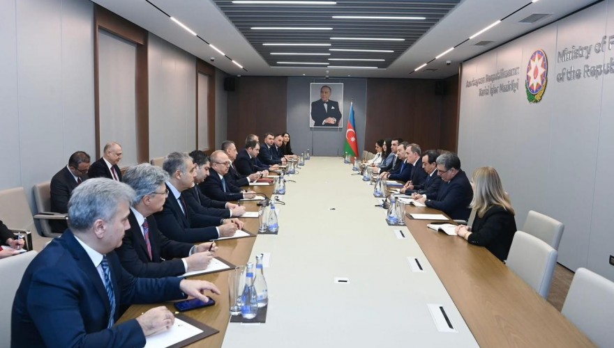 Nikoloz Samkharadze Met with the Minister of Foreign Affairs of Azerbaijan 
