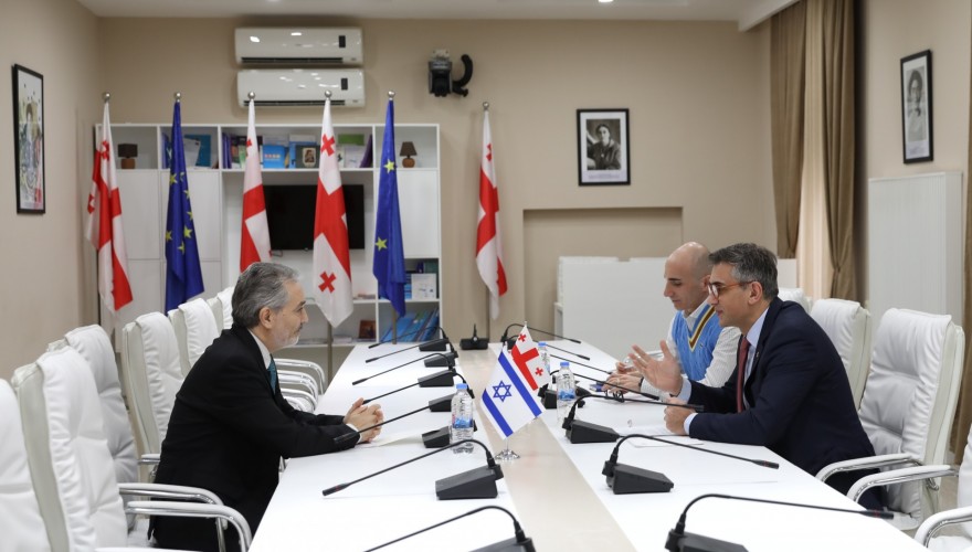 გიორგი კახიანი ისრაელის ელჩს შეხვდა