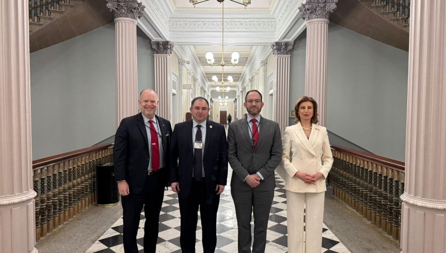 Nikoloz Samkharadze Met Deputy National Security Advisor of the United States