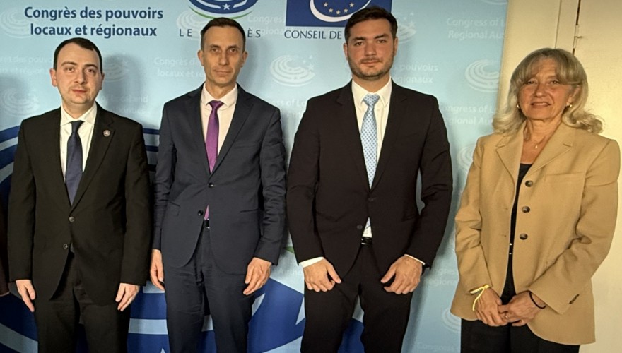 Delegation of the Georgian Parliament Met with the Secretary General of the CoE Congress of Local and Regional Authorities 
