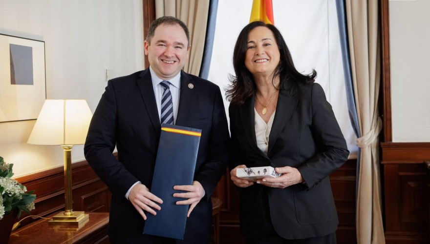 Under the leadership of Nikoloz Samkharadze, the delegation of the Foreign Relations Committee met with the President of the Joint Commission on National Security of the Congress of Deputies and the Senate of Spain