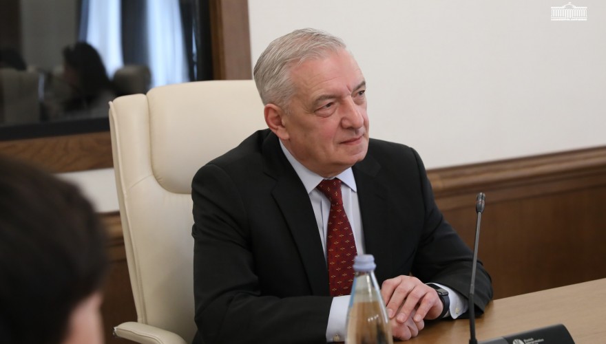 Giorgi Volski Met with Students of the “Nino Higher School of Foreign Languages”