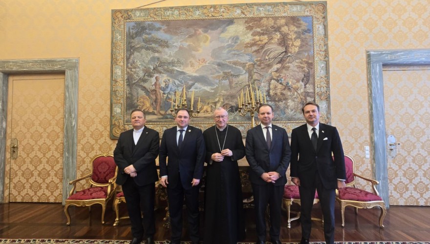 Nikoloz Samkharadze Met with Vatican Secretary of State Pietro Parolin