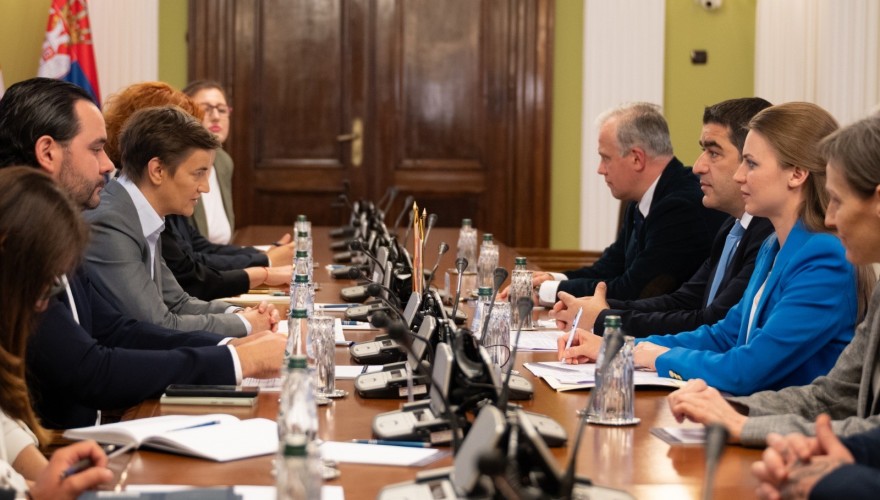 შალვა პაპუაშვილი სერბეთის პარლამენტის თავმჯდომარეს შეხვდა
