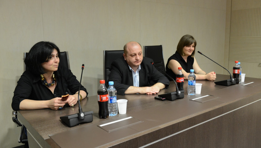 The meeting of Paata Kiknavelidze with Bagdati Schools