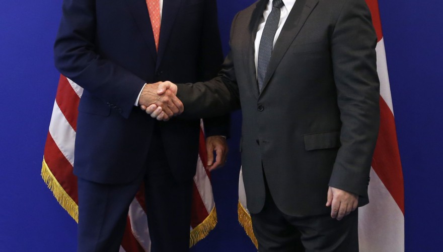 The meeting of the Speaker, Mr. David Usupashvili with the US Secretary of State, Mr. John Kerry