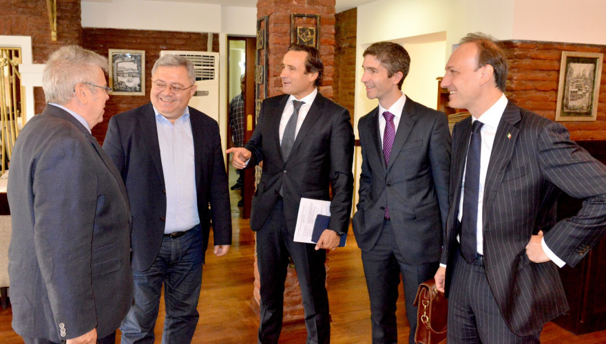 The Speaker, Mr. David Usupashvili hosted the OSCE PA Observer Mission to the business dinner