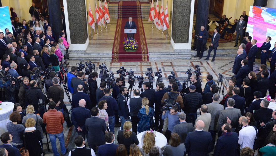 დავით უსუფაშვილის სახელით საქართველოს პარლამენტში მიღება გაიმართა